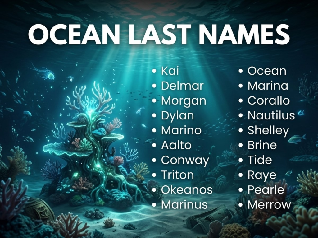 Last Names That Mean Ocean