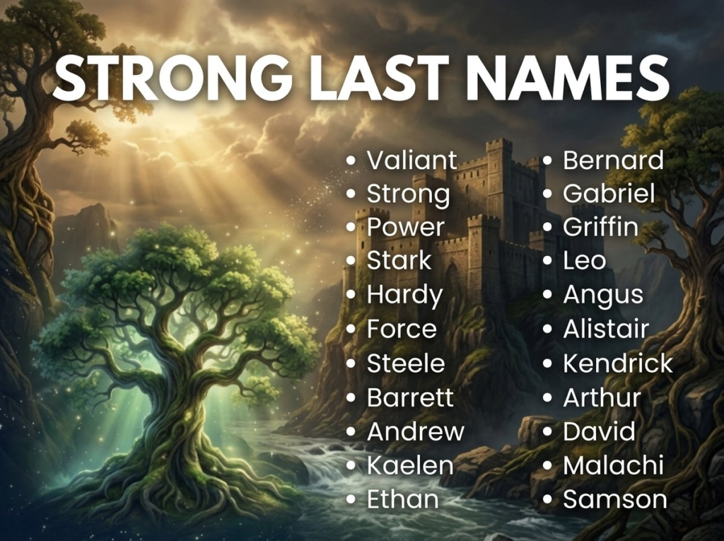 Last Names That Mean Strong