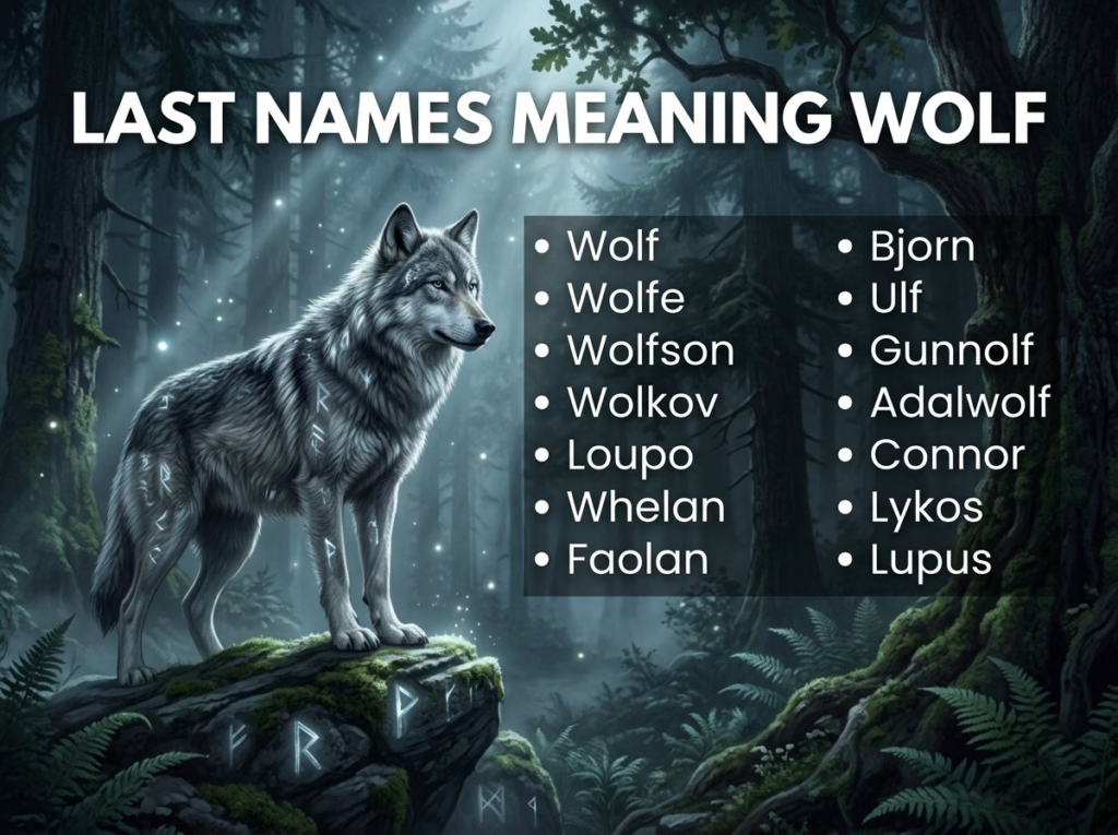 Last Names That Mean Wolf