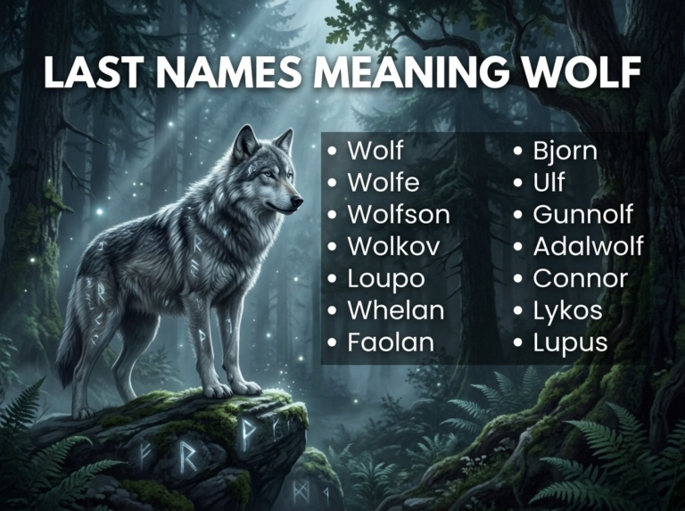 Last Names That Mean Wolf