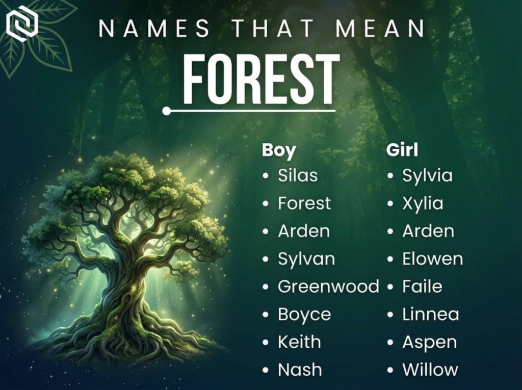Names That Mean Forest for Boys and Girls